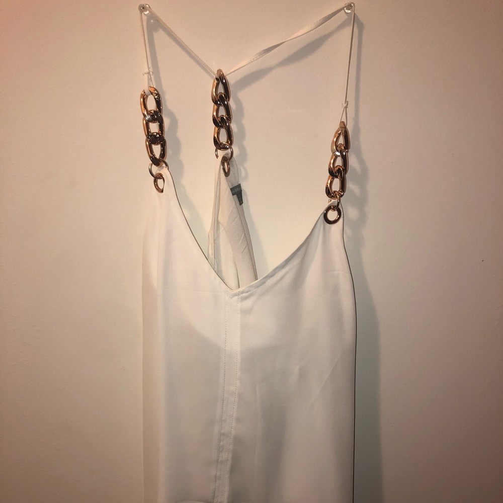Charlotte Rouse white tank top